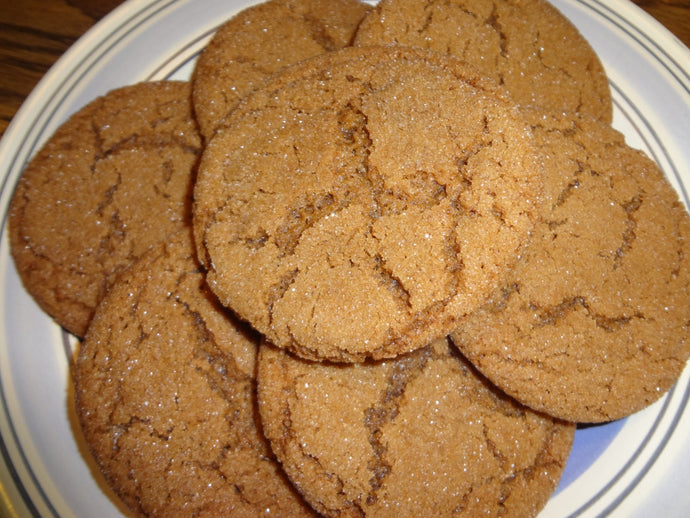 Homemade Ginger Full Flavor Molasses Cookies (3 Dozen)